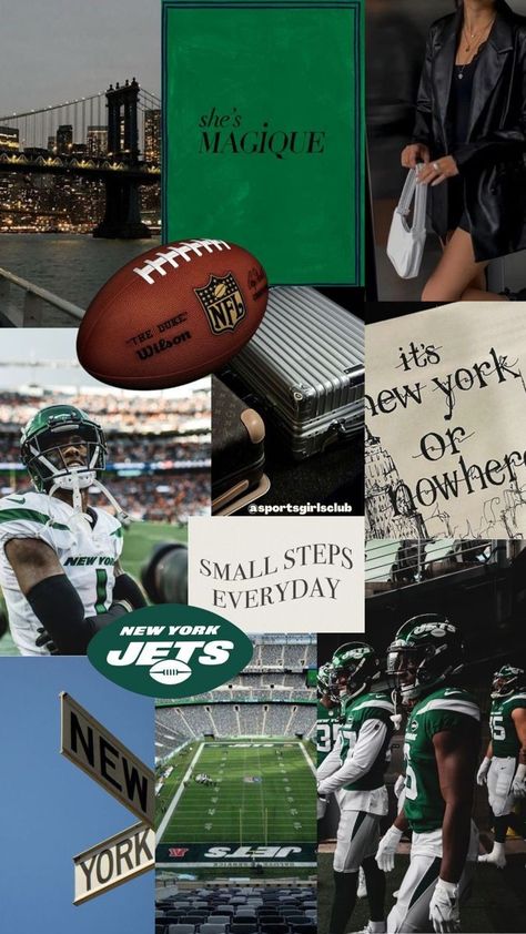 Ny Jets Aesthetic, New York Jets Aesthetic, New York Jets Wallpaper, Mma Aesthetic, American Football Aesthetic, Nfl Aesthetic, New York Jets Football, Aesthetic Football, Women In Sports