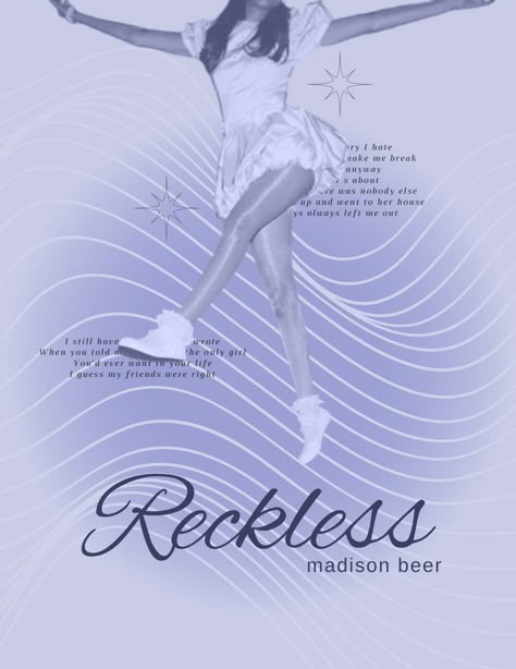 Madison Beer Reckless, Madison Beer Poster, Beer Wallpaper, Estilo Madison Beer, Grunge Posters, Beer Wall, Beer Prints, Dorm Art, Beer Poster