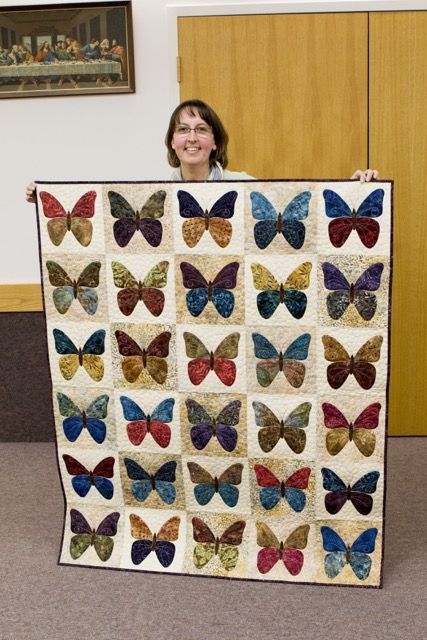 Butterfly Quilt Pattern, Laundry Basket Quilts, Butterfly Quilt, Butterfly Template, Basket Quilt, Personalized Quilt, Colorful Butterfly, Custom Quilts, Small Quilts