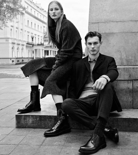 Model Couple Photoshoot, Man And Woman Photoshoot, Men And Women Photoshoot Ideas, Couple Fashion Photography, Fashion Editorial Couple, Connor Cobalt, Lachlan Bailey, Kit Butler, Couples City