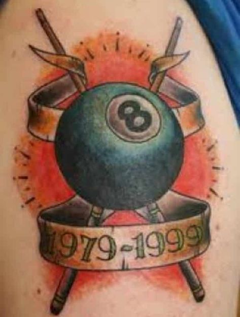 8 Ball Pool Tattoo Ideas, Pool Tattoo Ideas, Pool Ball Tattoo, 8 Ball Tattoo, Pool Tattoo, Ball Tattoo, Cherry Tattoos, 8 Ball Pool, Eight Ball