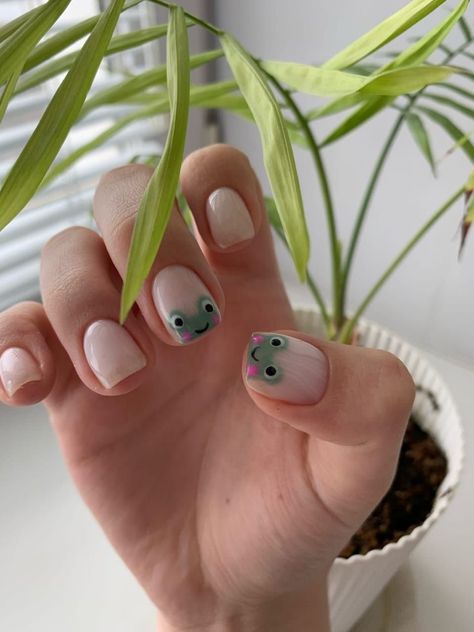 Wow Nails, Hippie Nails, Hello Nails, Subtle Nails, Grunge Nails, Simple Gel Nails, Minimal Nails, Casual Nails, Work Nails