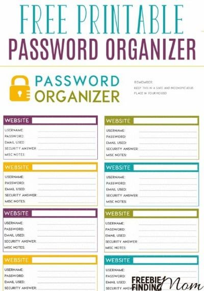 Phone Amplifier, Family Emergency Binder, Password Printable, Organizational Printables, Password Organizer, Emergency Binder, Password Tracker, Password Keeper, Organizing Paperwork