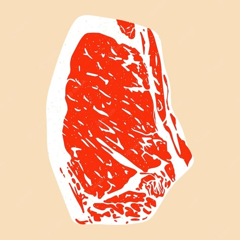 Meat Illustrations, Butcher Illustration, Meat Pattern, Meat Texture, Meat Illustration, Meat Drawing, Meat Art, Meat Store, Burger Meat