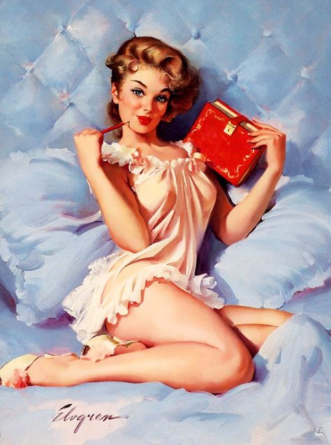 Gil Elvgren, o maior pintor de Pin-Ups da história Stile Pin Up, Arte Pulp, Taschen Books, Arte Pin Up, Up Illustration, Pin Up Pictures, 50s Art, Pinup Poses, Pin Up Drawings