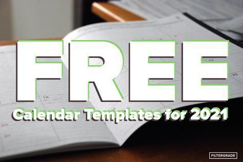 FREE Calendar Templates for 2021 - FilterGrade Blue Calendar, Vertical Calendar, Watercolor Calendar, At A Glance Calendar, Free Calendar Template, Coloring Calendar, Cute Calendar, Daily Calendar, Calendar Templates