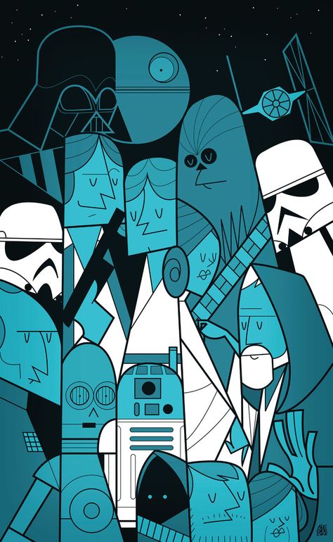 Star Wars Ale Giorgini, Star Wars Art Print, Mondo Posters, Hope Art, Star Wars Love, Star Wars Film, I'm Broke, Samsung Galaxy S3, Star Wars Characters