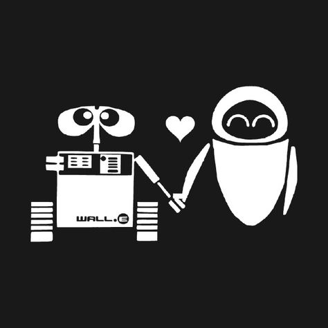 Check out this awesome 'Wall-E+%26+Eve' design on @TeePublic! Walle And Eve Tattoos, Eve And Wall E, Wall E Y Eva, Wall E Eva, Walle And Eve, Walle Y Eva, Walle And Eva, Eve Wall, Wall E Movie