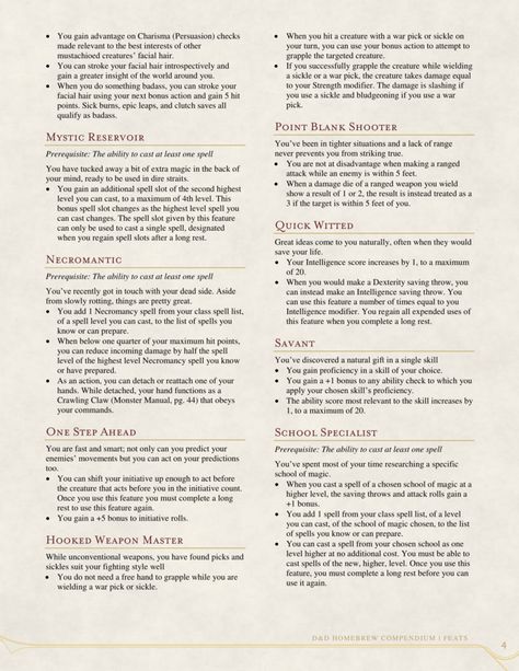 [5e] 47 Feats - Album on Imgur Dnd Feats, Dm Tips, Writer Resources, Dm Tools, Dnd 5, Dungeons And Dragons Rules, Dark Spells, Dungeon Master Screen, Dnd Homebrew