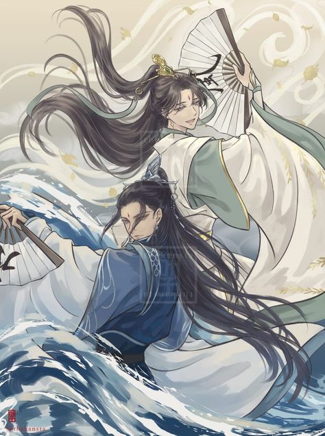 Heaven's Official Blessing, Fanarts Anime, Character Development, Ancient Chinese, Handsome Anime Guys, Handsome Anime, Drawing Inspiration, Long Hair, Anime Art