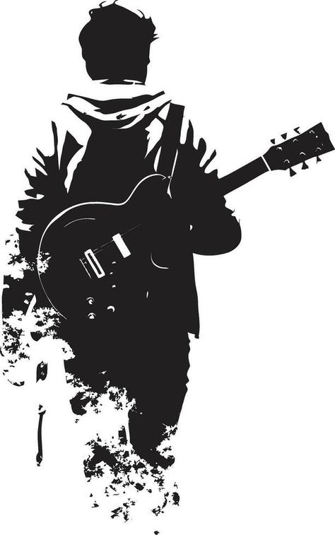 Musician Logo, Music Clipart, Guitarist, Vector Logo, Vector Art, Musician, Vector Free, Clip Art, Wallpapers