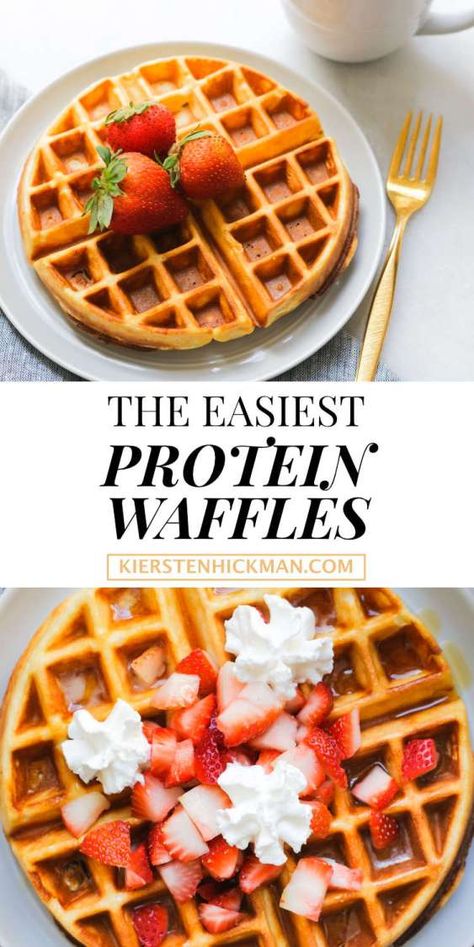 Veggie Waffles, Protein Waffle Recipe, Healthy Waffles, Easy Protein, Waffle Maker Recipes, Protein Waffles, Waffles Recipe, Waffle Recipe, Protein Powder Recipes