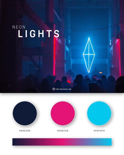 Web Design Color, Neon Colour Palette, Flat Color Palette, Gradient Color Design, Cyan Colour, Color Design Inspiration, Desain Editorial, Color Schemes Colour Palettes, Color Lab