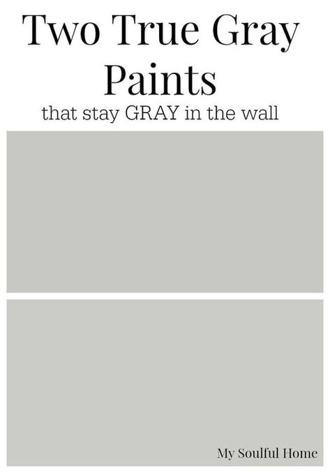 True Grey Paint Color, Interior Paint Colors For Living Room, Stonington Gray, Gray Paint Colors, Benjamin Moore Gray, Interior Paint Colors Schemes, Best Interior Paint, Favorite Paint Colors, Paint Color Schemes