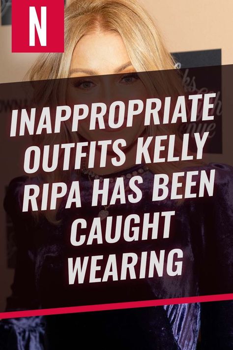 Our girl Kelly Ripa capitalized on a career in soap operas to become a major media mogul, beloved for her high energy and adorable banter. #celebrityfashion #kellyripa #celebfails Kelly Ripa Haircut, Kelly Ripa Style, Kelly Ripa Workout, Kelly Ripa Hair, Inappropriate Outfits, Kelly Ripa Mark Consuelos, Bad Celebrity Plastic Surgery, Celebrity Fashion Fails, Mark Consuelos