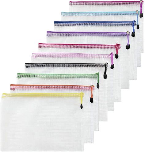 Plastic Wallets A4 Zipped Wallets A4 Zip Wallet Zipper Bags Ziplock Bags Mesh Document File Folders : Amazon.co.uk Document File Folder, Toy Storage Ideas, Wall Mounted Spice Rack, Document File, Organizing Paperwork, Plastic Folders, Plastic Mesh, Document Folder, Document Storage