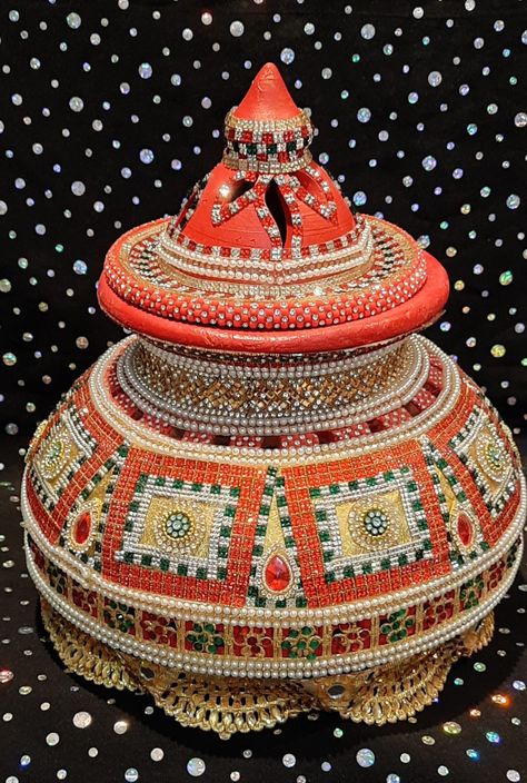 Decoration Garba Jigvin arts Navratri Chaniya Choli Latest, Puja Decoration At Home, Navratri Decoration Ideas For Home, Navratri Decoration Ideas, Garba Decoration, Coconut Decor, Navratri Decoration, Navratri Devi Images, Navratri Devi