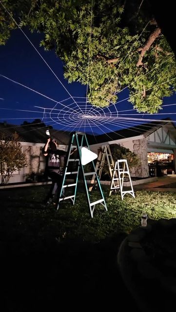 Slice of Guel on Instagram: "👻 Guels are crazy for Halloween! 👻All homemade decorations follow @sliceofguel

#halloween #homemade #sourdoughpizza #psycho #ceres #209 #homedecor #halloweenideas #scary #haunted #spiderman #spiderwebs #zombie #ghost #ghoul #spooky#Halloween2024 #diyhomedecor #diy #diyprojects #happyhalloween #halloweenhumor #halloweenhunting #halloweenspirit #halloweenseason" Zombie Spiderman, Halloween Animation, Zombie Haunted Trail, Halloween Giant Spider, Alien Crash Site Halloween, Halloween Blender Scene, Glowing Spider Web, Sourdough Pizza, Homemade Decor