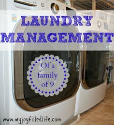 Great ideas for large family laundry management.  Already use some of these Laundry Room Table, Large Family Organization, Organize Tips, Large Families Living, Laundry Room Tables, Storage Closets, Laundry Schedule, Family Closet, Laundry System