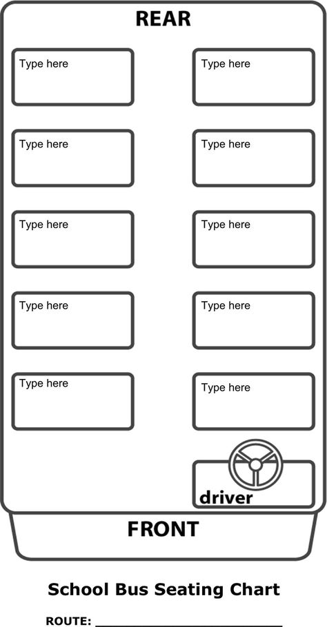 Seating Chart Template 1 School Bus Seating Chart, Bus Seating Chart, School Seating, Circular Diagram, Map Graphic Design, Chart Presentation, Hr Dashboard, Powerpoint Chart Templates, Packing List Template