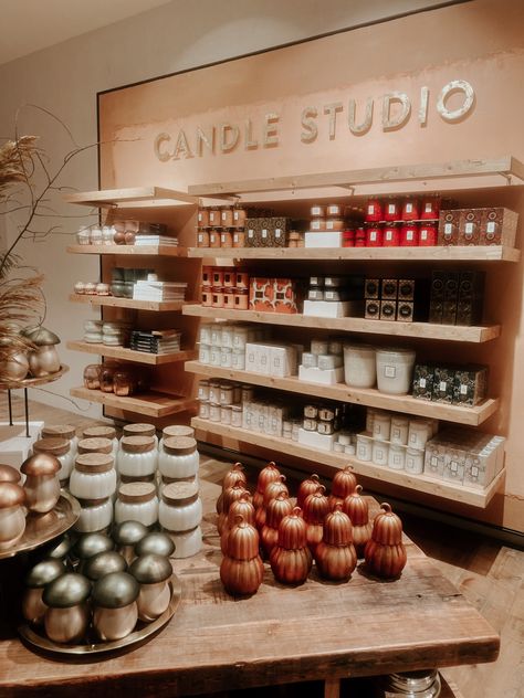 organization | candles | aesthetic | colors | artsy | home decor Artsy Home Decor, Artsy Home, Candle Photoshoot, Anthropologie Candle, Candle Organization, Candle Shelf, Candles Aesthetic, Candle Studio, Candle Room