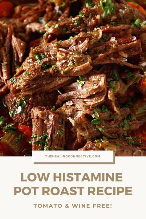 Low Histamine Dinner Recipes, Low Histamine Dinner, Mcas Diet, Low Histamine Breakfast, Low Histamine Recipes, Crockpot Roast Recipes, Low Histamine Foods, Histamine Diet, Mast Cell Activation