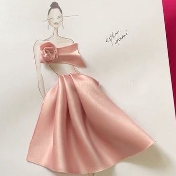 estherutami on Instagram: "Channeling my inner Barbie with this 3D fashion illustration💖 #Barbie #FashionIllustration #fashiondesign #fashiondesigner #fashionstudent" Fashion 3d Illustration, 3d Dress Design Illustration, Fashion Design Journal Ideas, 3d Fashion Illustration Dresses, 3d Fashion Illustration, Fashion Major, Fashion Portfolio Layout, Fashion Figure Drawing, Fashion Illustration Collage