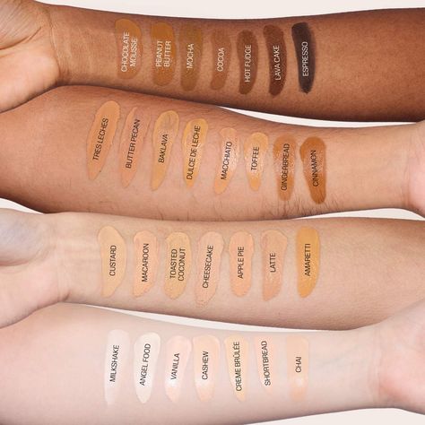 Easy Blur Natural Airbrush Foundation with Niacinamide - HUDA BEAUTY | Sephora Foundation Full Coverage, Foundation Swatches, Airbrush Foundation, Peach Sorbet, Lightweight Foundation, Highlighter Brush, Unisex Makeup, Too Faced Foundation, Oil Moisturizer