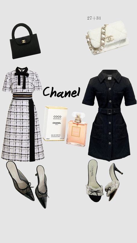 #chanel #outfits # cocochanel Chav Outfits, Chanel Outfit, Type Shi, Chanel Inspired, Blair Waldorf, Pretty Clothes, Inspired Fashion, Old Money, Pretty Outfits