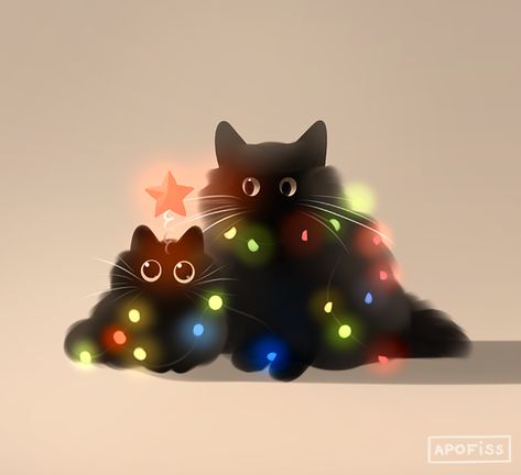 Cat Matching Pfp Christmas, Peach And Goma Cat, Christmas Cat Pfp, Cat Matching Pfp, Pfp Christmas, Pfp Drawing, Peach And Goma, Matching Cat, Christmas Pfp