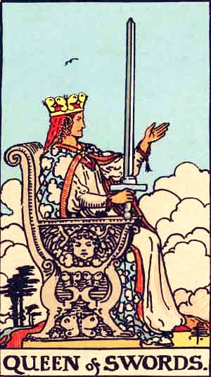 Tarot Cards of Heartache Queen Of Swords, Kartu Tarot, Tarot Horoscope, Rider Waite Tarot Decks, Tarot Significado, Swords Tarot, Online Tarot, The Hierophant, Rider Waite Tarot