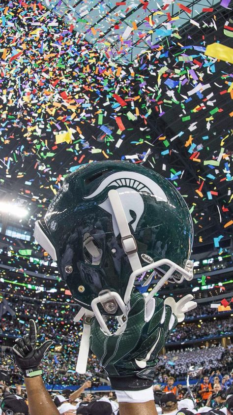 Spartan Sports Page on Twitter: @SpartanSports Cotton Bowl Victory Msu Spartans Wallpaper, Michigan State University Wallpaper, Michigan State Wallpaper, Msu Sparty, Ohio State Michigan, Michigan State Spartans Football, Msu Football, Football Poses, Michigan State Football