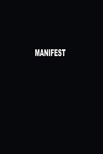 MANIFEST: Manifestation Journal Notebook in Black with Blank Lined Pages, Manifestation Journal, 6 x 9 inches, 120 Pa... Address Books, Reading Apps, Manifestation Journal, Windows Phone, Amazon Book Store, Kindle App, Lined Page, Business Account, Kindle Reading