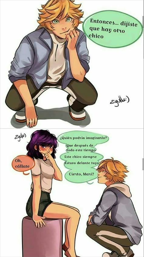 @marichat.miraculous.lb Mari Chat Comic, Marichat Kiss, Marichat Fanart, Marichat Comic, Comics Ladybug, Adrien Miraculous, Ladybugs Movie, Mlb Comics, Miraculous Ladybug Kiss