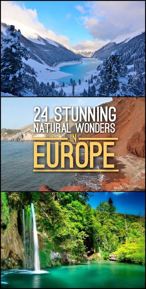 Looking for the best nature spots in Europe? Check out this list of 24 stunning natural wonders in Europe, which includes waterfalls, beaches and mountain ranges. Europe Beaches, Best Nature, Mountain Ranges, Backpacking Europe, Voyage Europe, European Vacation, Destination Voyage, Europe Travel Guide, Europe Travel Destinations