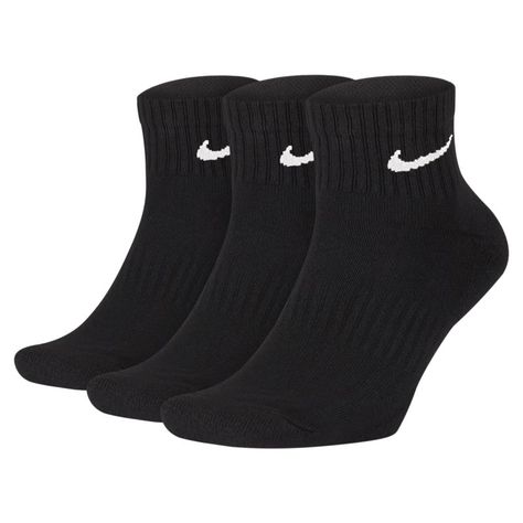 Power through your workout with the Nike Everyday Cushioned Socks. The thick terry sole gives you extra comfort for foot drills and lifts, while a ribbed arch band wraps your midfoot for a supportive feel. Nike Ankle Socks, Nike Air Max Ltd, Stylish Socks, Nike Socks, Black Socks, Ankle Socks, White Nikes, Mens Socks, Men's Nike