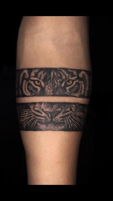 Tiger Band Tattoo, Back Tattoo Full, Tattoo Full Back, Leg Band Tattoos, Full Back Tattoo, Armband Tattoos For Men, Band Tattoos For Men, Tattoo Cross, Tattoo Tiger