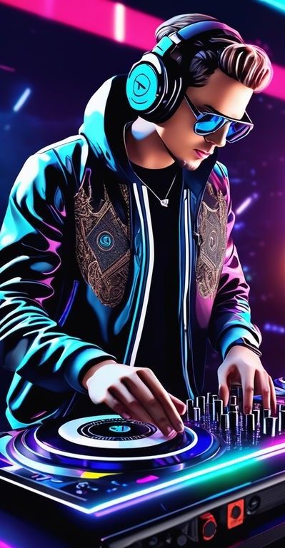 Dj Artwork, Rockstar Party Ideas, Broke Phone, Dj Background, Dj Pics, Nostalgic Cartoon, Swag Music, Cute Owls Wallpaper, Dj Art