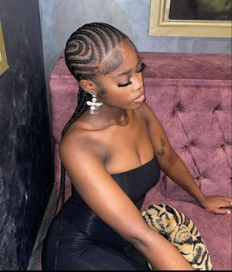 Alicia Key, Big Cornrows, Cornrow Hairstyle, Alicia Keys Braids, Twisted Braid, Cornrows Braids For Black Women, Short Box Braids Hairstyles, Protective Hairstyles For Natural Hair, Feed In Braids Hairstyles