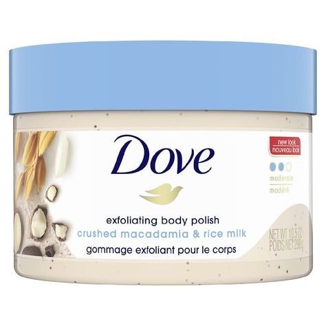 15 Bestselling Beauty Products From Walmart, Because You Deserve to Treat Yourself Dove Exfoliating Body Polish, Smooth Skin Body, Exfoliating Body Polish, Dove Body Wash, Shower Scrub, Exfoliating Body Scrub, Rice Milk, Body Polish, Exfoliating Scrub