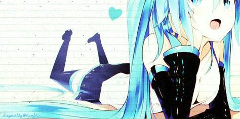 Miku hatsune Miku Gif Banner, Miku Banner, Miku Gif, Miku Hatsune, Banner Gif, Hatsune Miku, Vocaloid, Gif