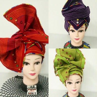 Auto Gele Styles, Xhosa Doek, Gele Styles, African Head Dress, Xhosa Attire, South African Traditional Dresses, African Hair Wrap, African Traditional Wear, Afrocentric Fashion