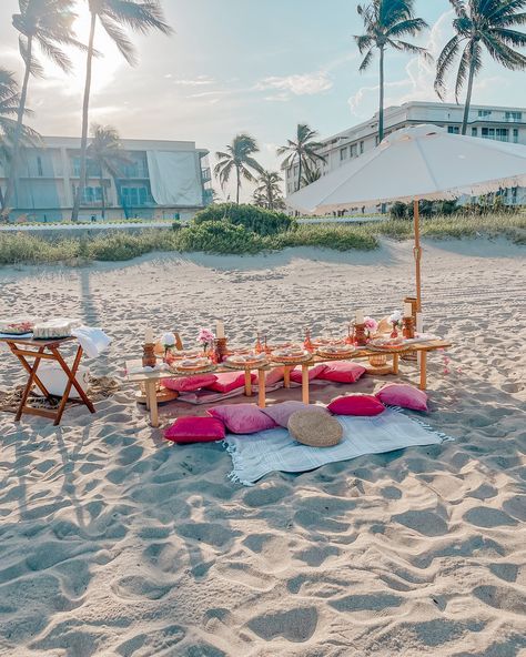 Exquisite all inclusive outdoor celebrations are always the PERFECT idea ✨. Our clients select their favorite color scheme & we create an unforgettable setup for their special day 💖. #paradisepicnics #beachpicnics #luxurypicnic#picnicsetup #picnicparty #picnicvibes #eventstyling#floridapicnics #beachevent #bohopicnic #picniclife#beachretreat #picnicbusiness #picnicgoals#picnicinspiration #picnicexperience #explore #fy#demure #saturday #boho #entrepreneur#smallbusiness #instagram #beach #pi... Boho Picnic, Beach Events, Instagram Beach, Picnic Party, Event Styling, All Inclusive, Palm Beach, Color Scheme, Favorite Color