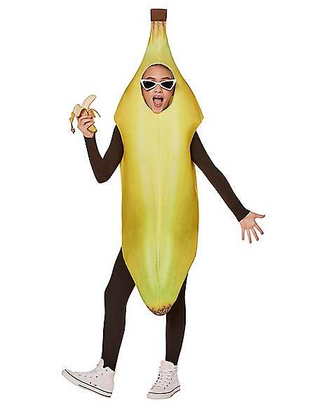 Kids Banana Costume - Spirithalloween.com Kids Banana Costume, Banana Halloween Costume, Home Halloween Costumes, Banana Costume, Fruit Costumes, Hollaback Girl, Clever Halloween, Fun Fruit, Concert Fits