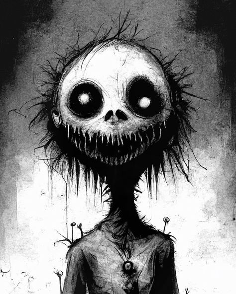 Mr. Skellington post-divorce. #HorrorCollector #HauntedImagery #GrimArtistry. Nightmare Fuel Art, Gruesome Art, Dark Surrealism Art, Nightmare Drawing, Horror Drawings, Scary Paintings, Monster Drawings, Nightmare Fuel, Horror Prints