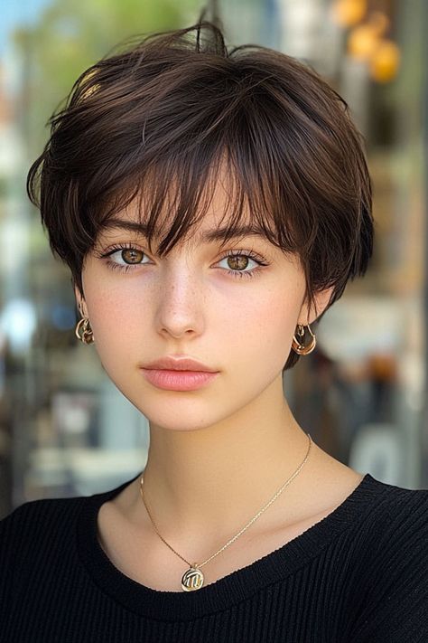 Haircuts For Short Necks For Women, Asian Women Short Hair, Short Haircut Trendy, Short Feminine Haircut Round Face, Short Hairstyle Women Asian, Short Hairstyle Cute, Short Feminine Hair, Short Haircut Girl, Short Hair For Square Face