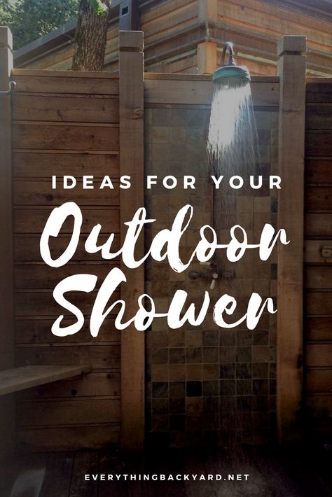 Outdoor Shower Lake House, Outdoor Shower Lighting Ideas, Rustic Outdoor Shower Ideas Backyards, Outdoor Shower Curtain Ideas, Outdoor Shower Ideas Diy, Diy Outdoor Shower Ideas Simple, Garden Shower Ideas, Outdoor Bathroom Ideas Backyards, Outdoor Shower Ideas Backyards