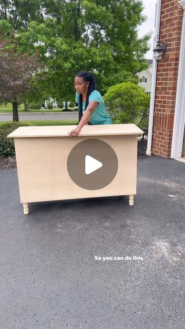 Nneka Mosley | DIY & Design + Lifestyle | PA on Instagram: "I’m back with Part 1 of the 4th project in my You Can Make This Series! This time Im making a DIY Dessert Cart for my daughter’s birthday next week and showing you yet another project that’s basically just making a box . It’s mostly made of plywood and 1x5’s and you’ll also need some dowel rods and trim. I purchased legs as well.  Now y’all know I have to add some color so I’m going with this shade of pink from Sherwin Williams called Dragon Fruit. I painted  the base and the topper.  Once all the pieces were done I added these closet rod holders into the topper and countertop then popped the dowels in.  Now that the build is done it’s time to add my finishing touches.  Stay tuned for the final reveal & full tutorial. Now what col Dessert Cart Diy, Diy Dessert Cart, Dessert Cart Ideas, Diy Candy Cart, Candy Cart Ideas, Bakery Stand, Dessert Cart, Diy Dessert, Rod Holders