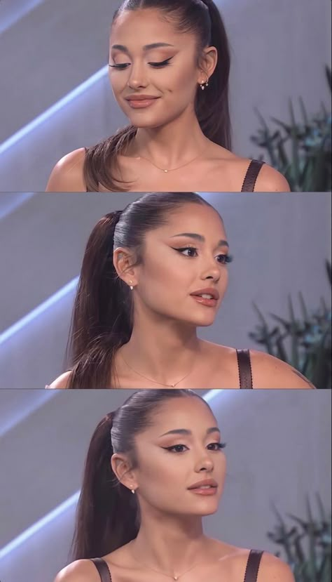 Maquillaje Ariana Grande, Ariana Grande Eye Makeup, Ariana Grande Makeup Looks, Ariana Grande Eyeliner, Ariana Grande Face, Ariana Makeup, Ariana Grande Eyes, Ariana Grande Makeup Tutorial, Ariana Grande Makeup