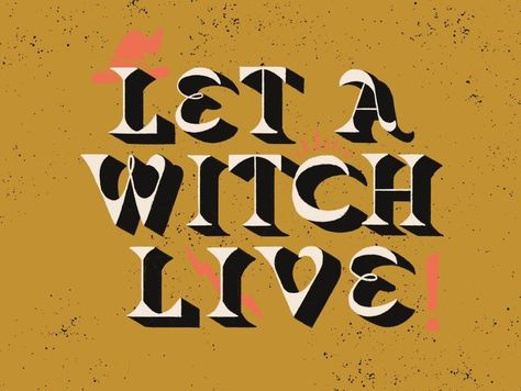 Witchy Typography, Halloween Wallpaper Iphone, Halloween Quotes, Letter Logo Design, Orange Art, Season Of The Witch, Witchy Woman, Art Licensing, Typography Letters